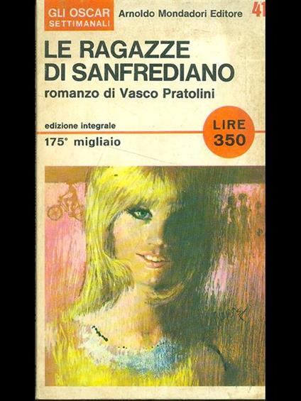 Le ragazze di Sanfrediano - Vasco Pratolini - copertina