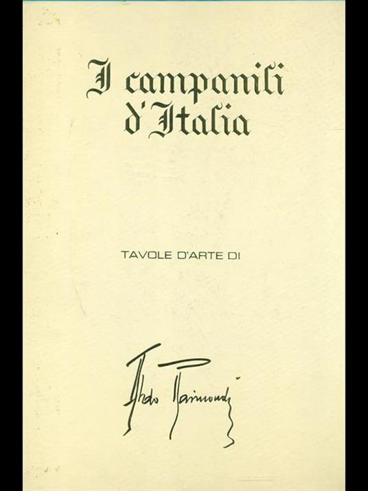 I campanili d'Italia - Aldo Raimondi - copertina