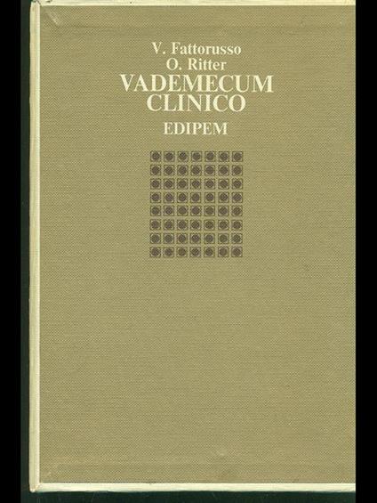 Dizionario di farmacologia clinica - Vittorio Fattorusso - copertina