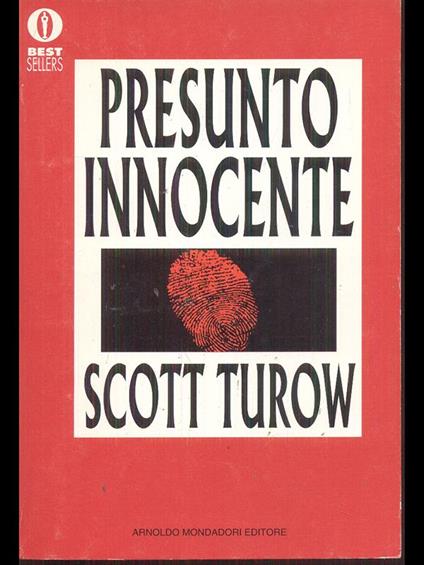 Presunto innocente - Scott Turow - copertina