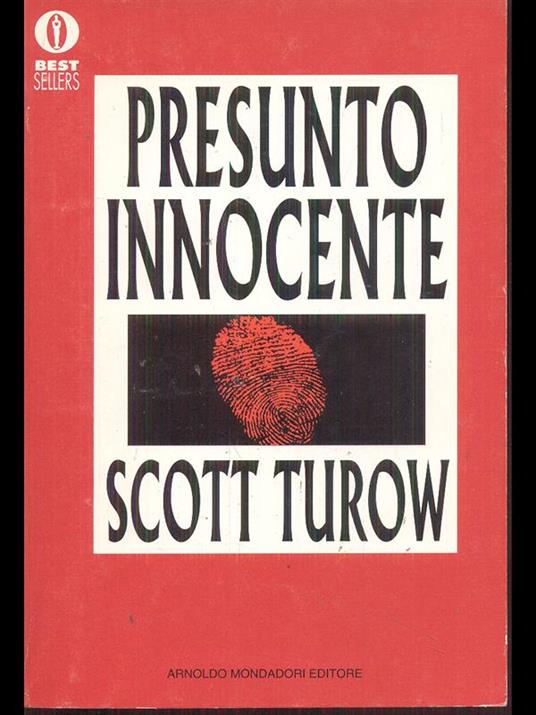 Presunto innocente - Scott Turow - copertina