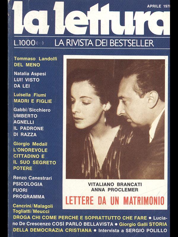 La lettura n 4 / aprile 1978