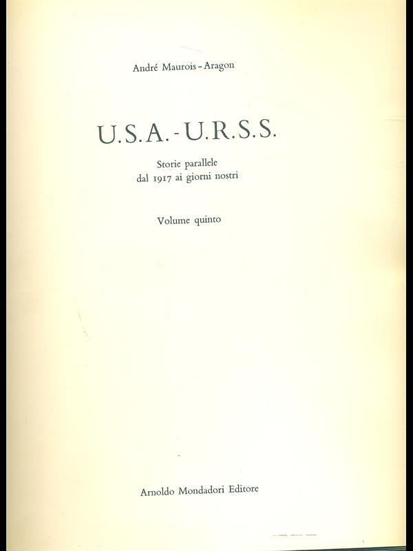 U.S.A.-U.R.S.S. Vol. 5