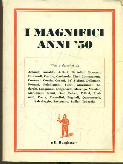 I magnifici anni '50 - copertina