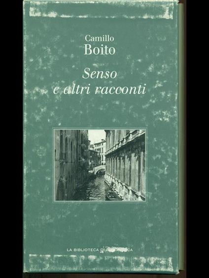 Senso e altri racconti - Camillo Boito - copertina