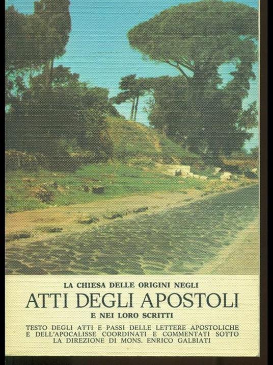 La Chiesa delle origini negli atti degli apostoli e nei loro scritti - copertina