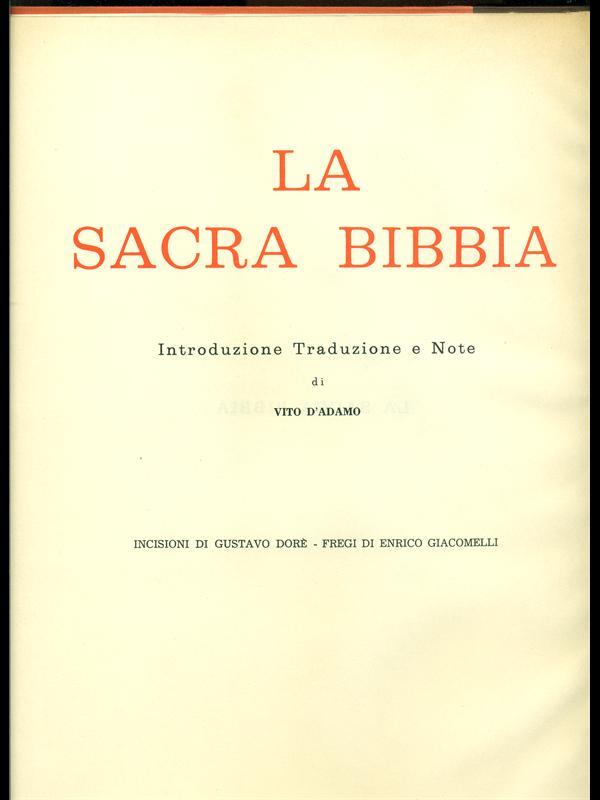 La Sacra Bibbia