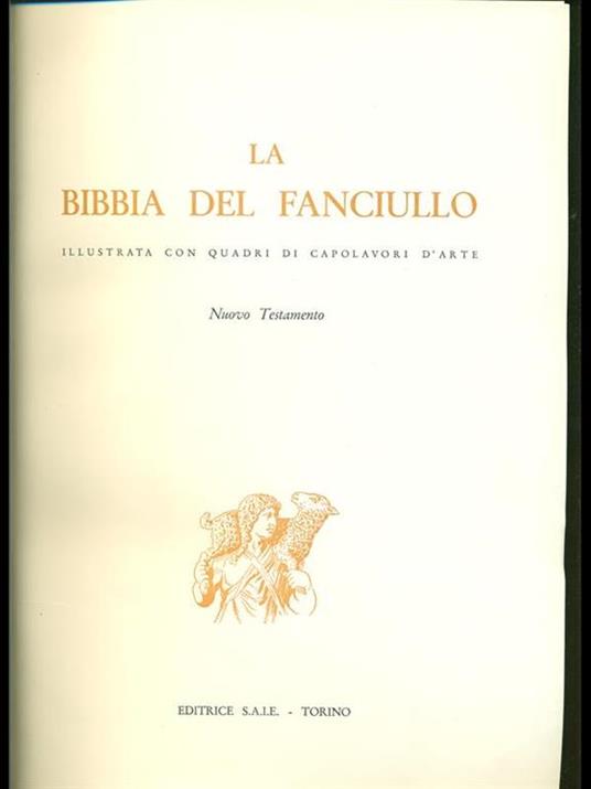 La Bibbia del fanciullo - copertina