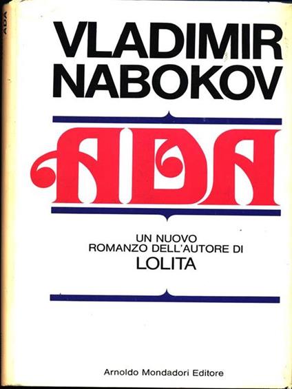 Ada - Vladimir Nabokov - copertina
