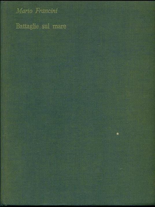 Battaglie sul mare - Mario Francini - copertina