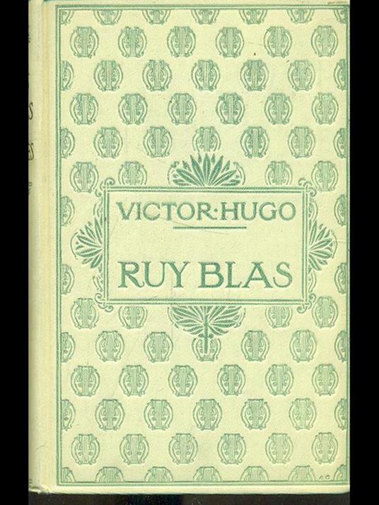 Ruy Blas - Victor Hugo - copertina