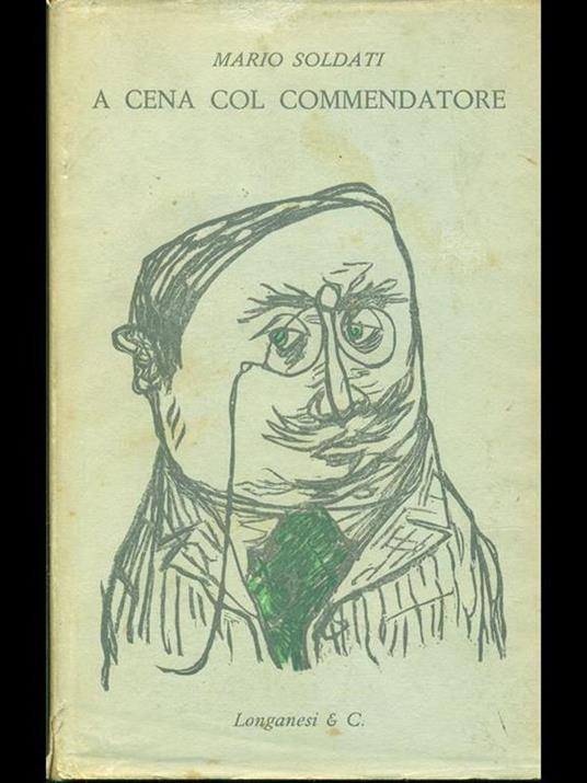 A cena col commendatore - Mario Soldati - copertina
