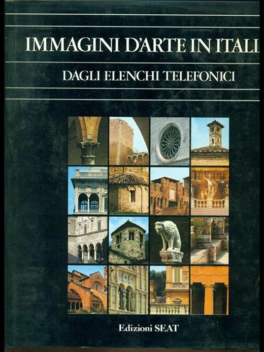 Immagini d'arte in Italia dagli elenchitelefonici - copertina
