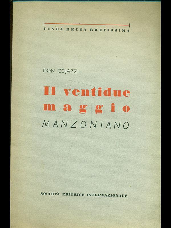 Il ventidue maggio manzoniano