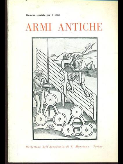 Armi antiche. Numero speciale 1959 - copertina