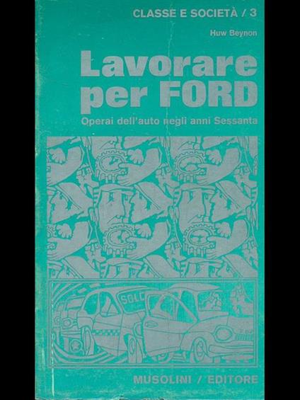 Lavorare per ford - copertina