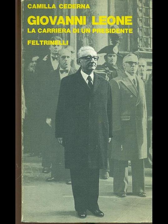 Giovanni Leone - Camilla Cederna - copertina