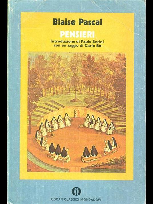Pensieri - Blaise Pascal - copertina