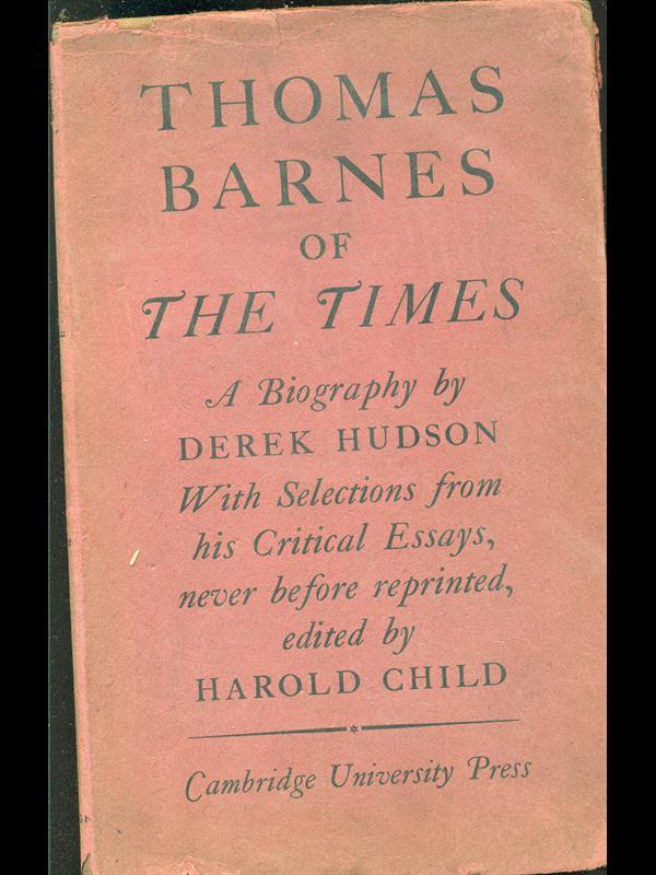 Thomas Barnes of The Times