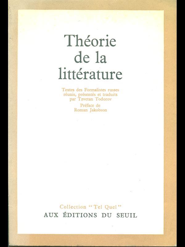 Théorie de la litterature