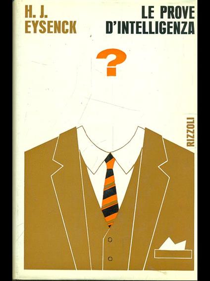prove d'intelligenza - H.J. Eysenck - copertina