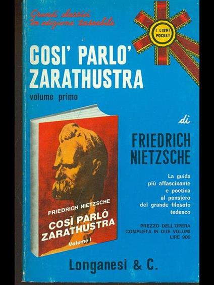 Così parlò Zarathustra - copertina