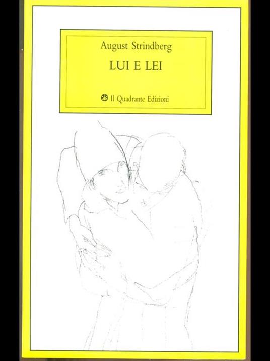 Lui e lei - August Strindberg - copertina