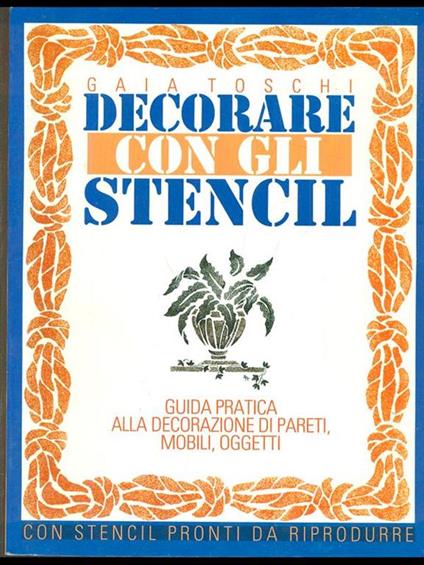 Decorare con gli stencil - copertina