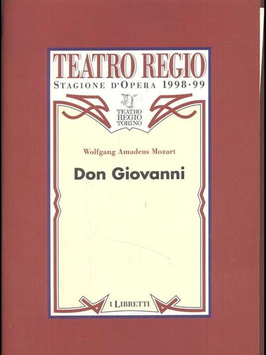 Don Giovanni - Wolfgang Amadeus Mozart - copertina