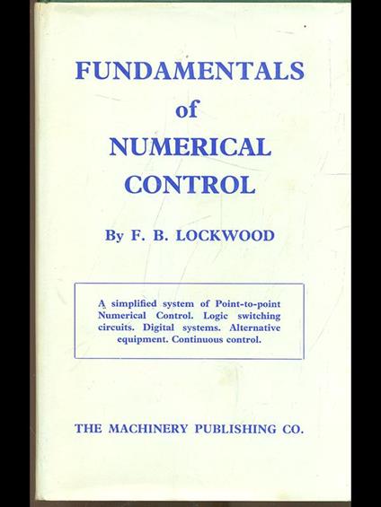 Fundamentals of numerical control - copertina