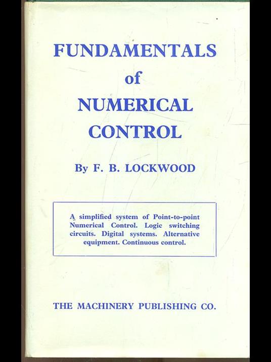 Fundamentals of numerical control - copertina