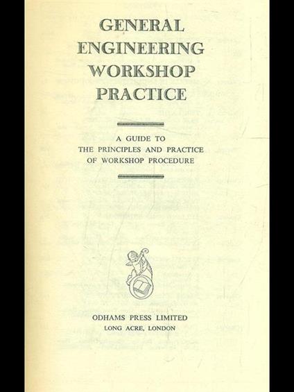 General engineering workshop practice - copertina