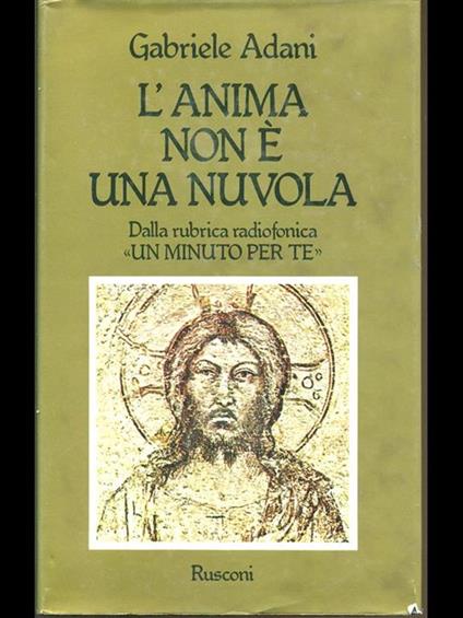 L' anima non é una nuvola - Gabriele Adani - copertina