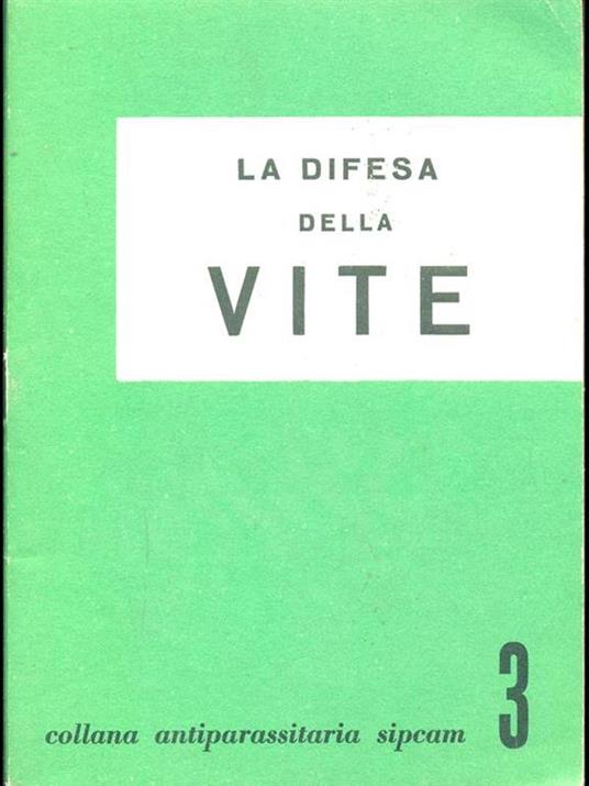 La difesa della vite - copertina