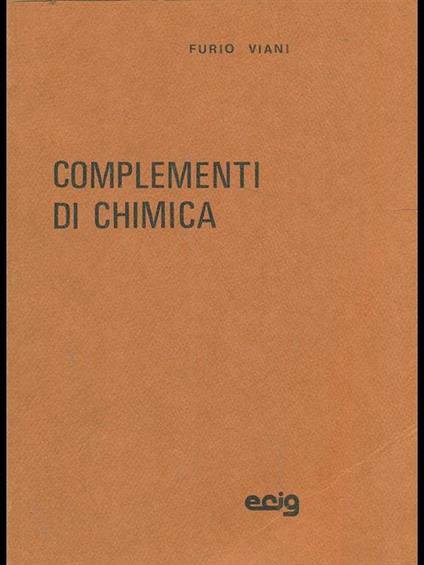 Complementi di chimica - copertina