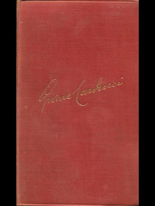 Poesie scelte - Giosuè Carducci - copertina