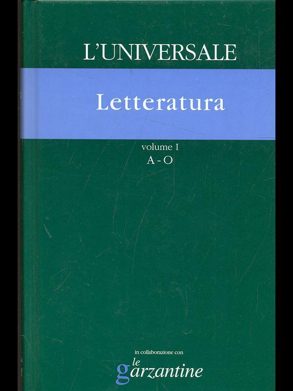 L' universale: Letteratura