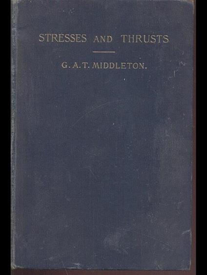 Stresses and thrusts - copertina