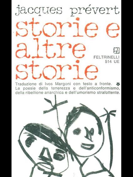 Storie e altre storie - Jacques Prévert - copertina