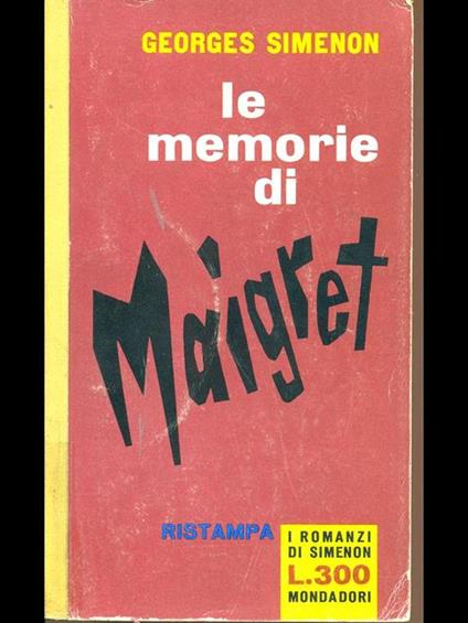 Le memorie di Maigret - Georges Simenon - copertina