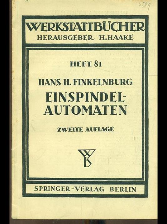 einspindelautomaten - copertina