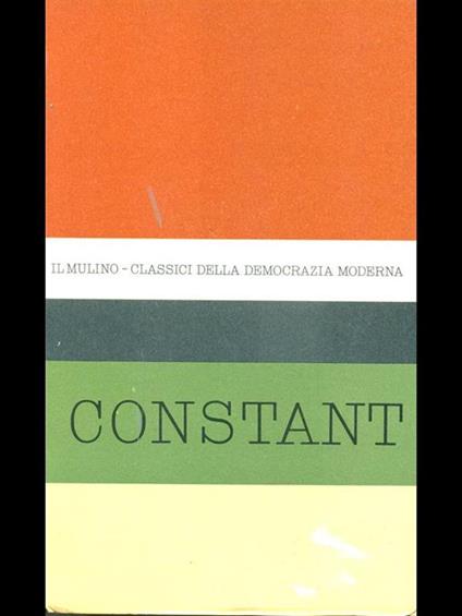 Opere - Benjamin Constant - copertina