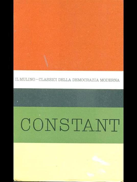 Opere - Benjamin Constant - copertina