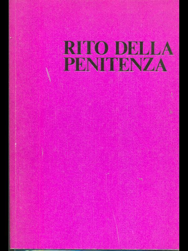 Rito della penitenza