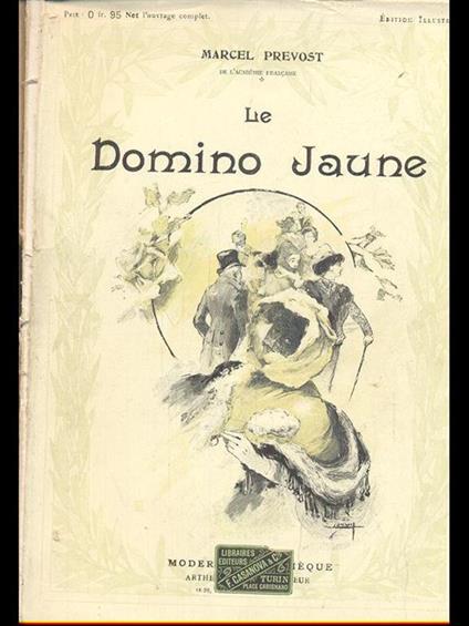 Le Domino jaune - Marcel Prévost - copertina