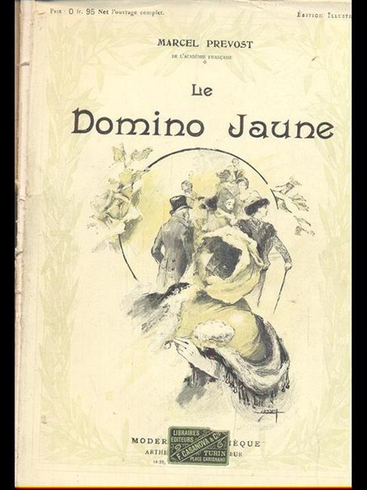 Le Domino jaune - Marcel Prévost - copertina