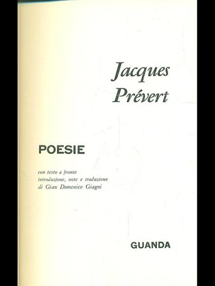 Poesie - copertina