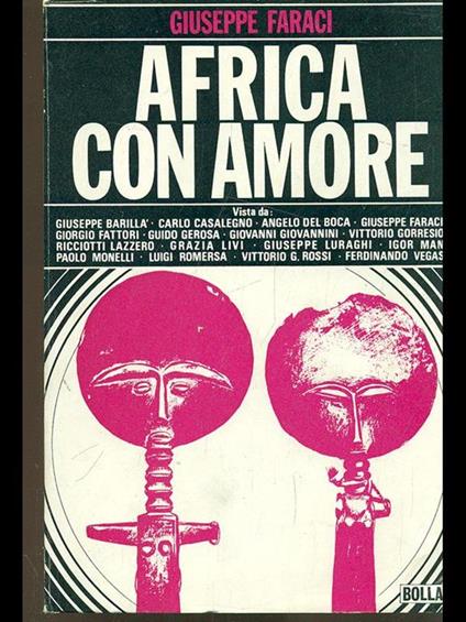 Africa con amore. Prima edizione. Copia autografata - copertina