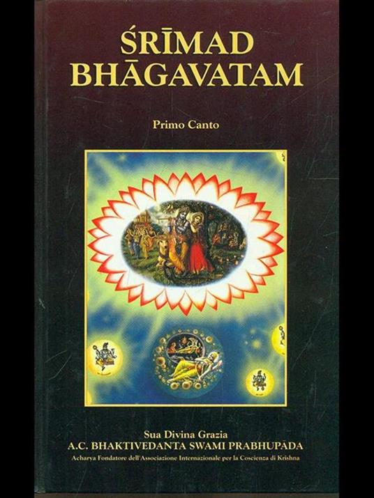 Primo canto, parte prima - Srimad Bahgavatam - copertina