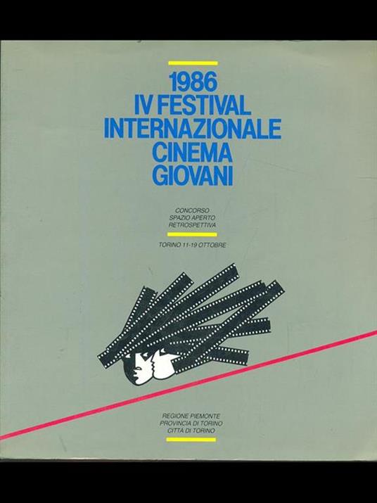 1986 IV festival Internazionale cinema giovani - copertina
